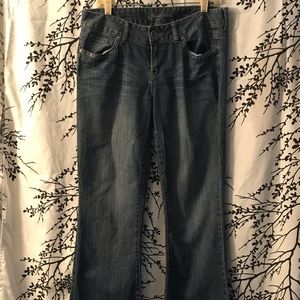 Guess jeans rhinestone embellished